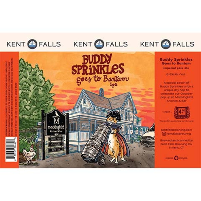 Kent Falls Buddy Sprinkles Goes To Bantam IPA 16OZ SINGLE CAN