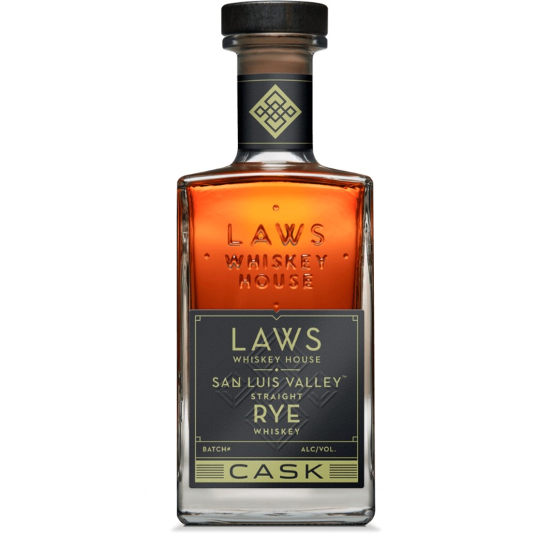 LAWS WHISKEY SAN LUIS VALLEY RYE CASK STRENGTH 750 mL