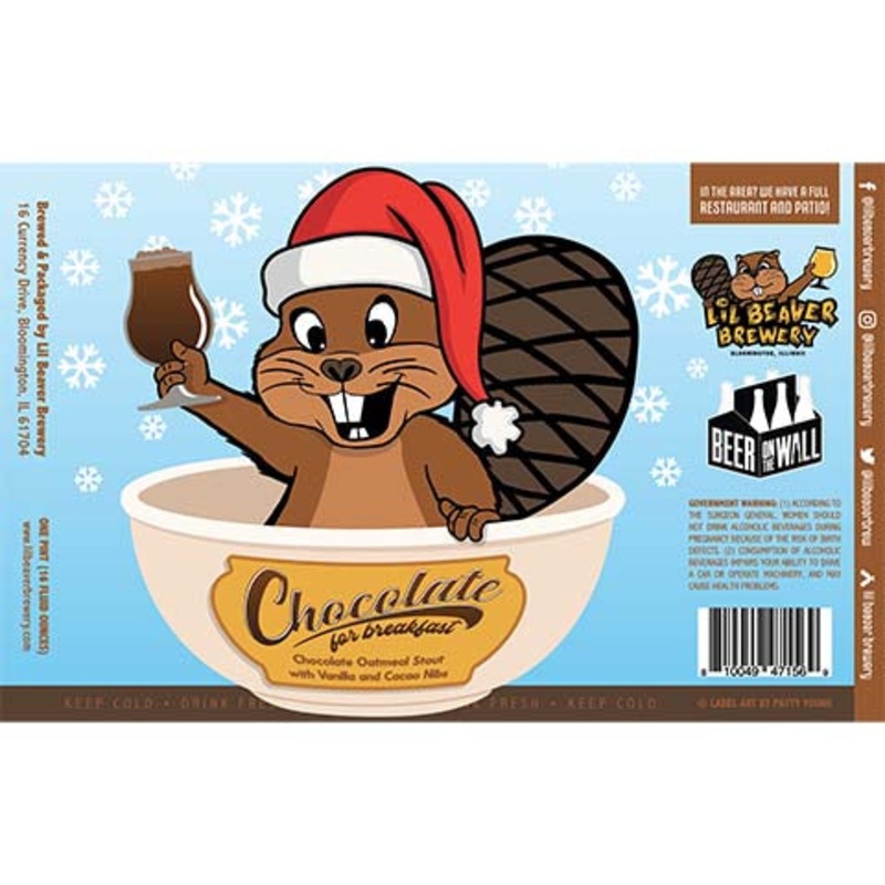 Lil Beaver Chocolate for Breakfast Stout 16OZ SINGLE CAN