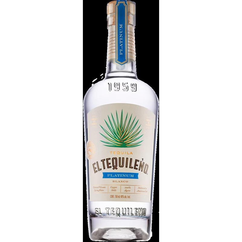 Tequila ElTequileno750ml Platinum Blanco