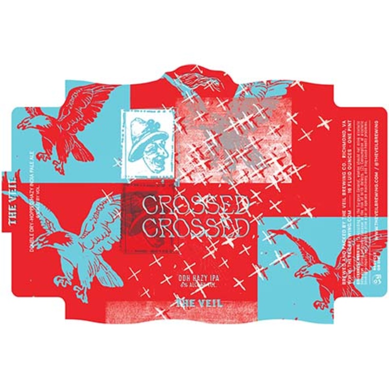 The Veil Crossed Crossed Hazy IPA 16OZ SINGLE CAN