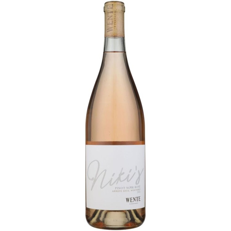 WENTE VINEYARDS PINOT NOIR ROSE NIKI'S SMALL LOT ARROYO SECO 2021 750ML 750ML
