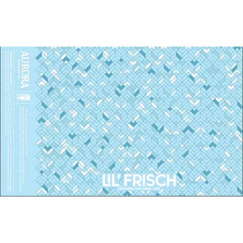 Aurora Lil' Frisch Hazy Lager 16OZ SINGLE CAN