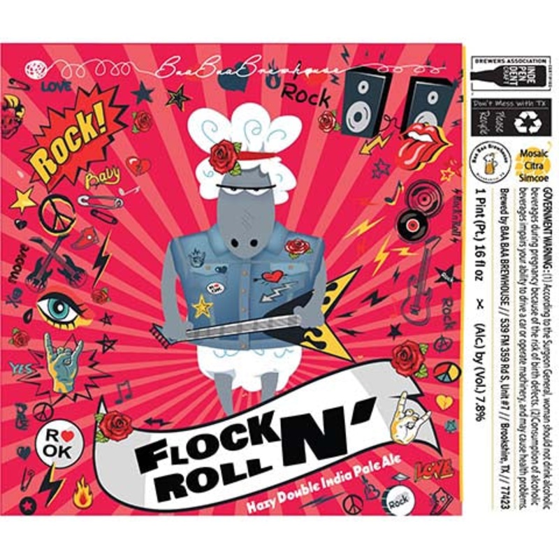 Baa Baa Flock N' Roll Hazy DIPA 16OZ SINGLE CAN