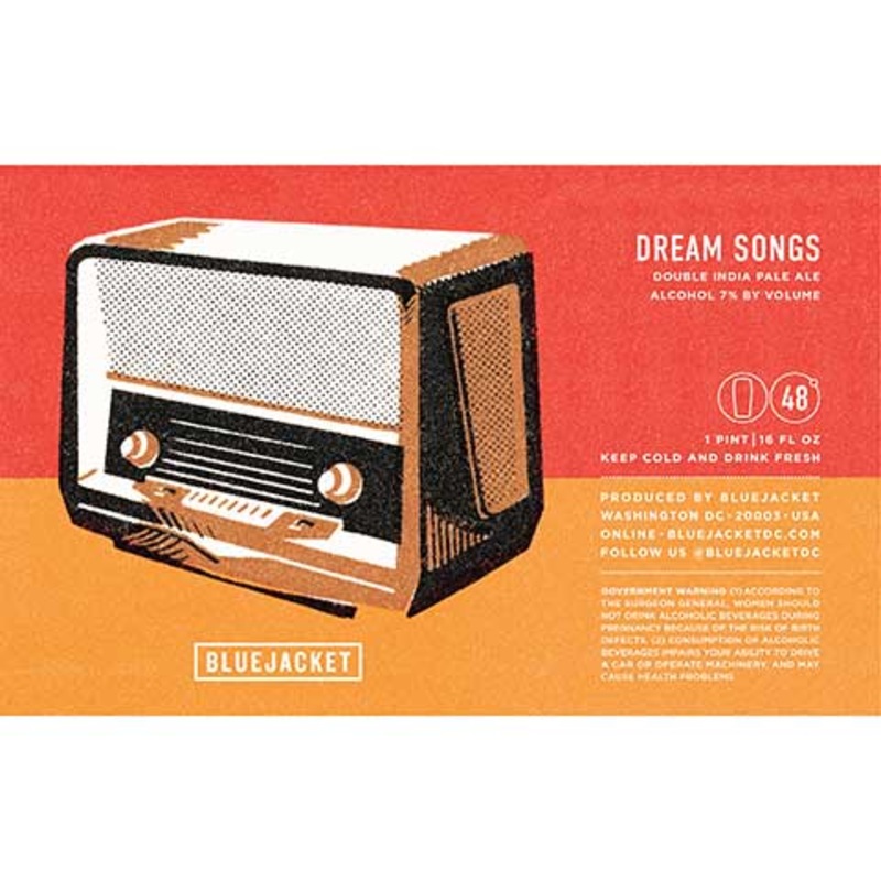Bluejacket Dream Songs DIPA 16OZ SINGLE CAN