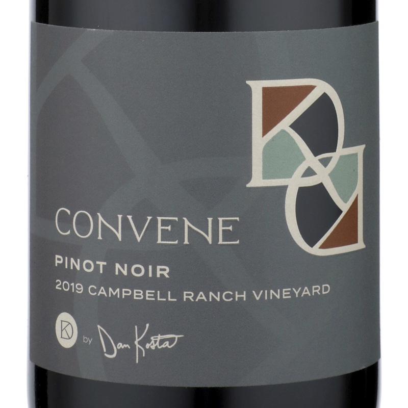 Convene Pinot Noir Campbell Ranch Vineyard Sonoma Coast 2019 750ML 750ML