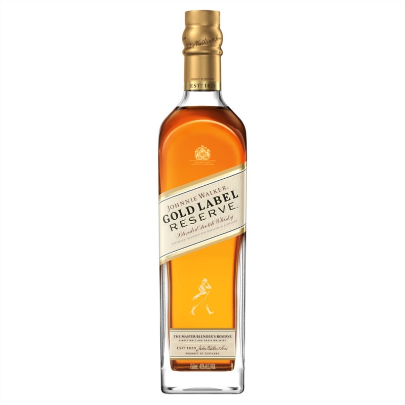 JOHNNIE WALKER BLENDED SCOTCH GOLD LABEL RESERVE 80 750ML 750ML
