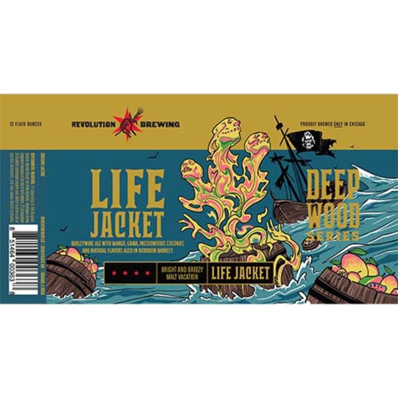 Revolution Life Jacket Barleywine Ale 12OZ SINGLE CAN