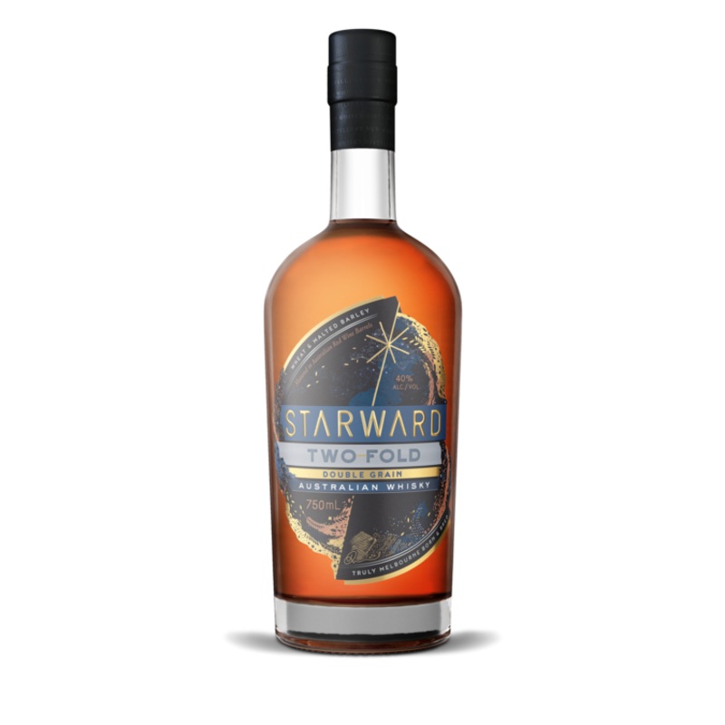 STARWARD DOUBLE GRAIN WHISKY TWO FOLD 80 750ML 750ML