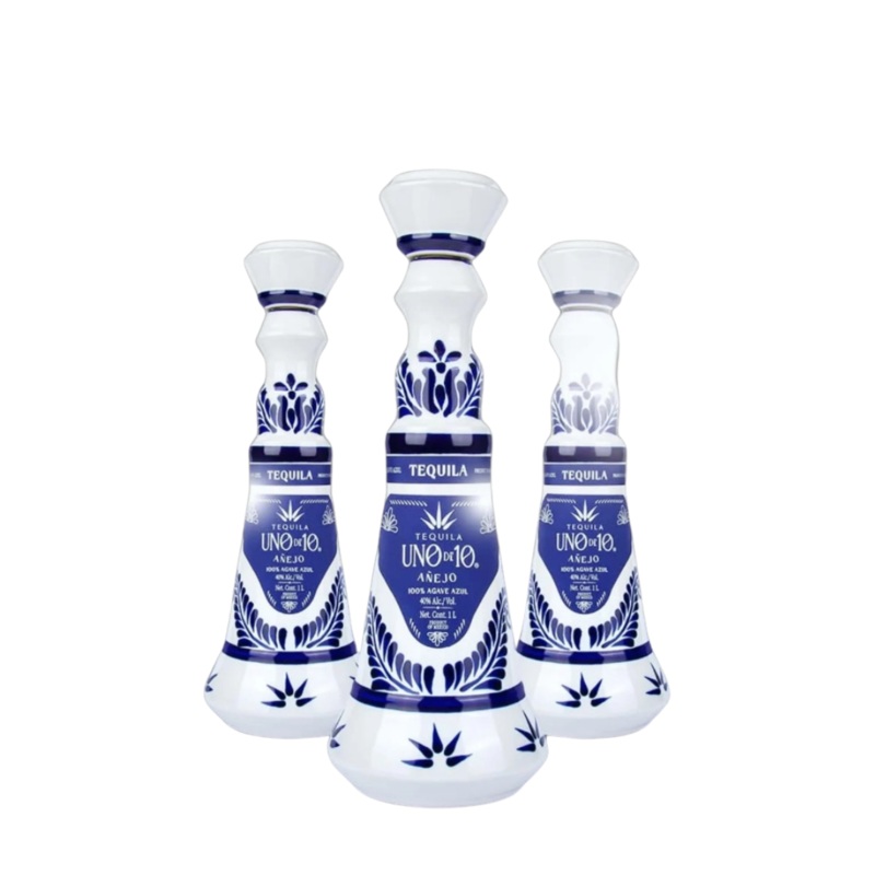 Tequila Uno de 10 Aejo 1L