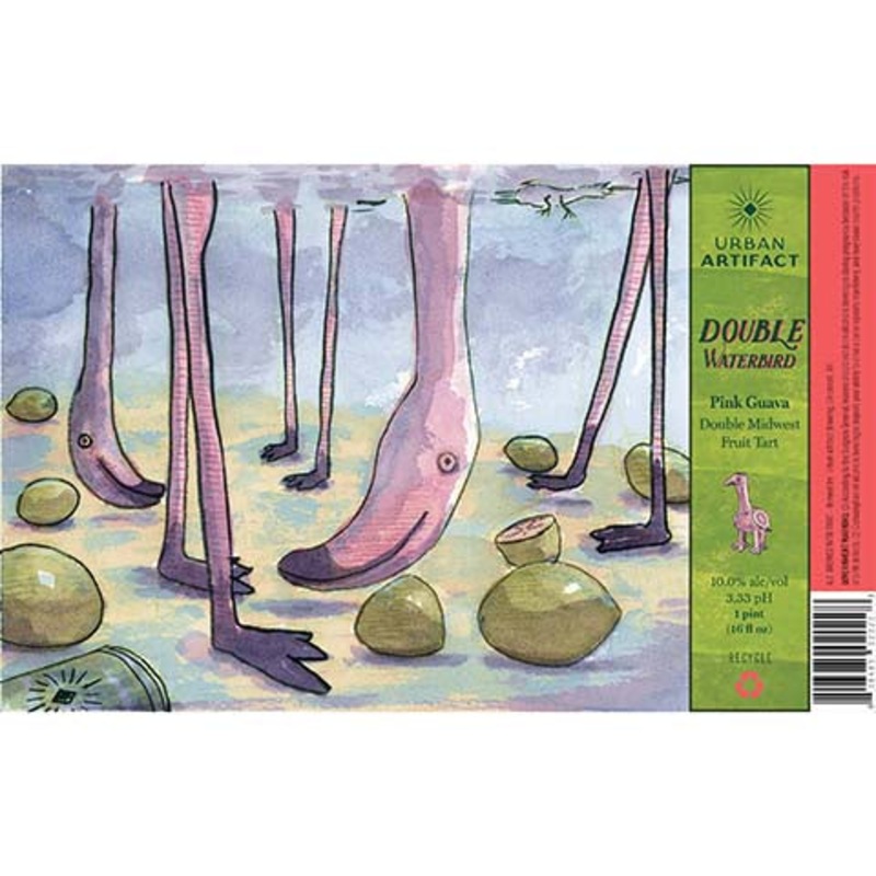 Urban Artifact Double Waterbird Pink Guava Double Midwest Fruit Tart Ale 16OZ SINGLE CAN