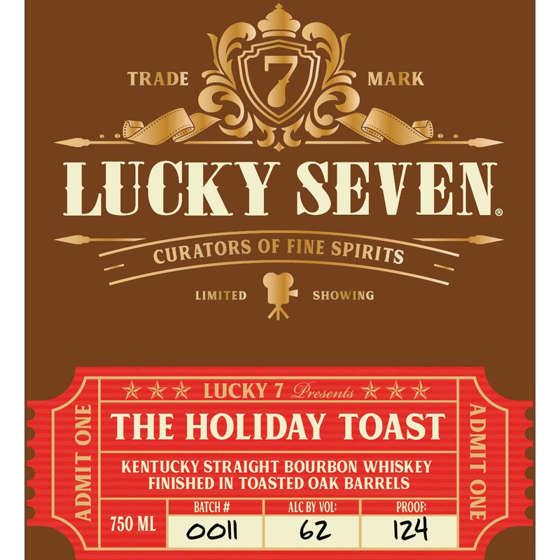 Lucky Seven The Holiday Toast Kentucky Straight Bourbon Whiskey