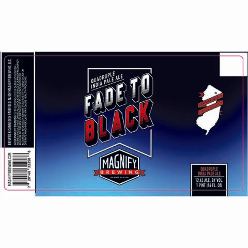 Magnify Fade To Black Quadruple IPA 16OZ SINGLE CAN