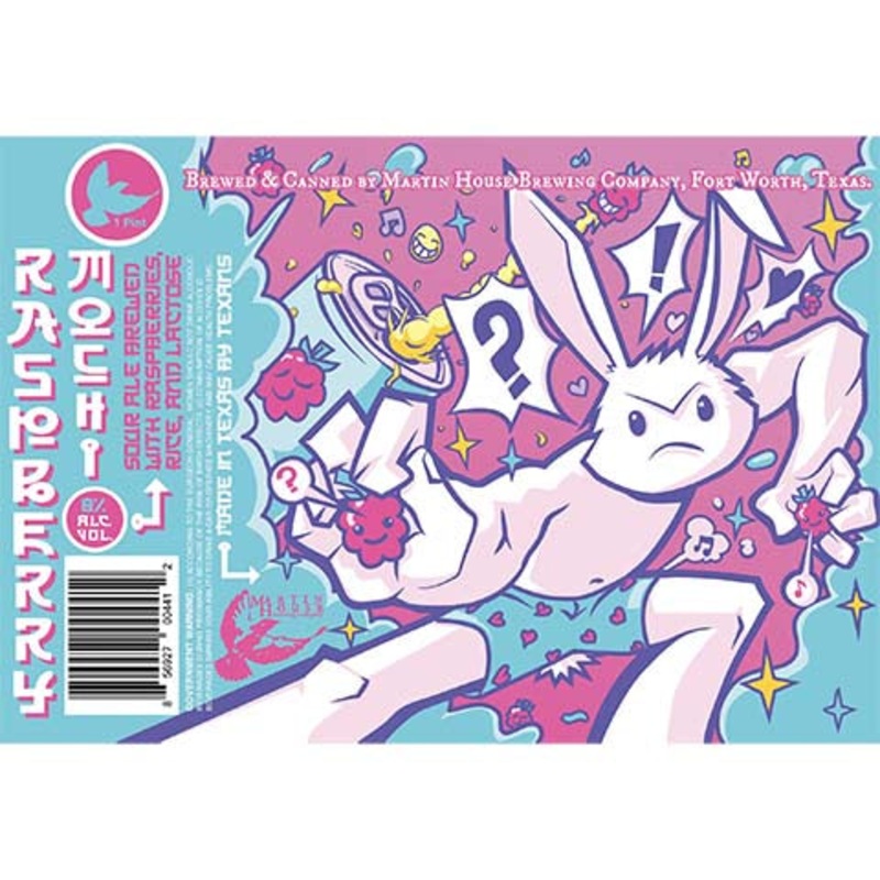 Martin House Raspberry Mochi Sour Ale 16OZ SINGLE CAN