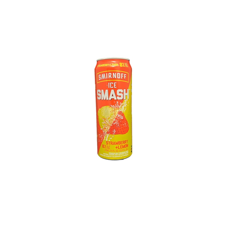 Smirnoff Ice Smash Strawberry Lemon 24 Oz