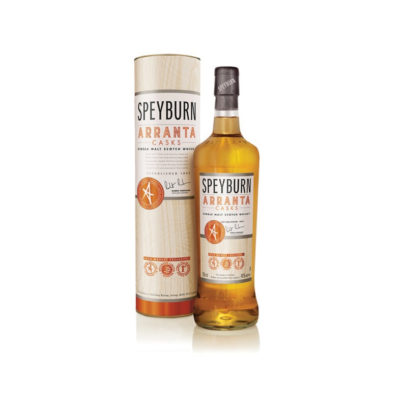 SPEYBURN SINGLE MALT SCOTCH ARRANTA CASKS 92 750ML 750ML