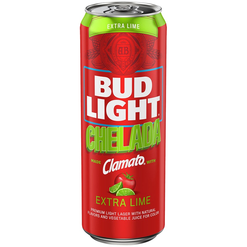 Bud Light Chelada Extra Lime made with Clamato 15 Pack (25 oz Cans)