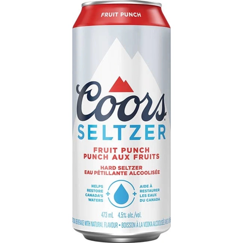 COORS SELTZER FRUIT PUNCH 473ML CAN @ Emerald Hills [1038515] 473 ml
