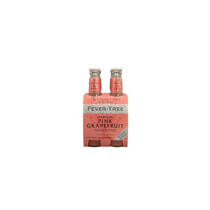 Fever Tree Sparkling Pink Grapefruit 4 Pack Bottles