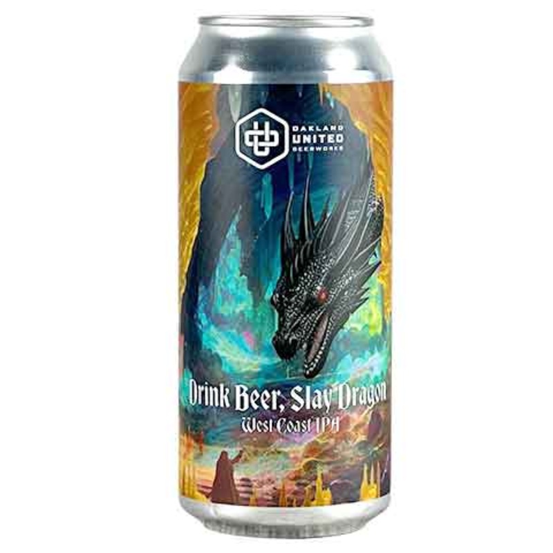 Oakland United Drink Beer, Slay Dragon West  Coast IPA 16OZ SINGLE CAN