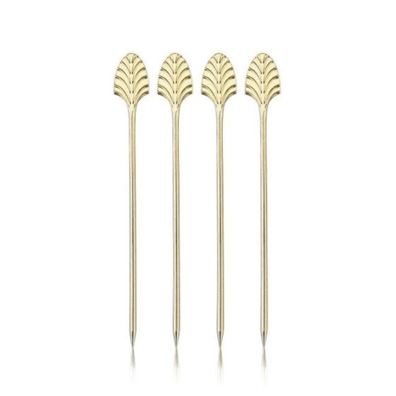VISKI ART DECO GOLD COCKTAIL PICKS @ Windermere [1047859] ml