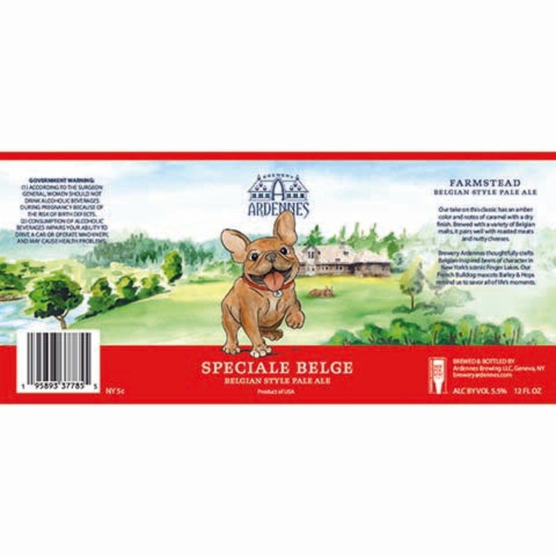 Ardennes Belgian Style Pale Ale 12OZ SINGLE BTL