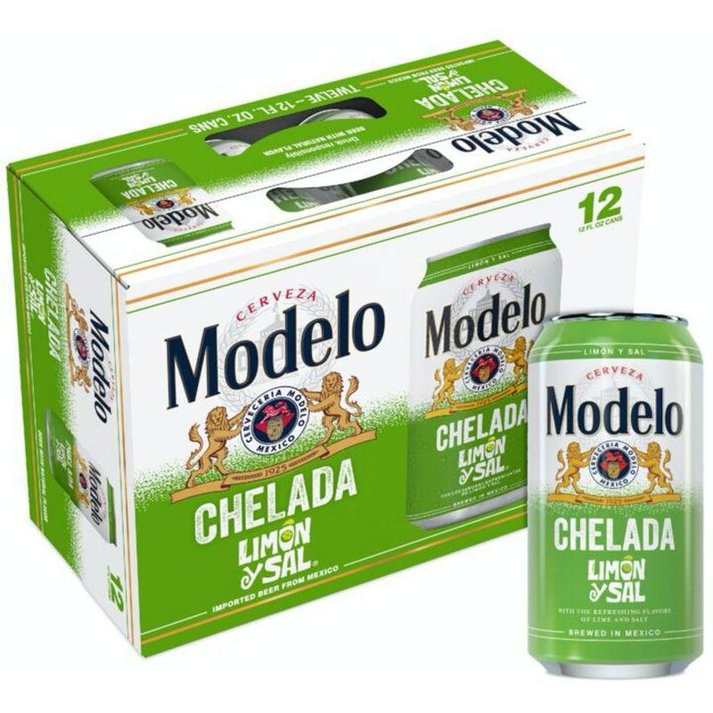 Beer Modelo Cans 12pk Chelada Limon y Sal