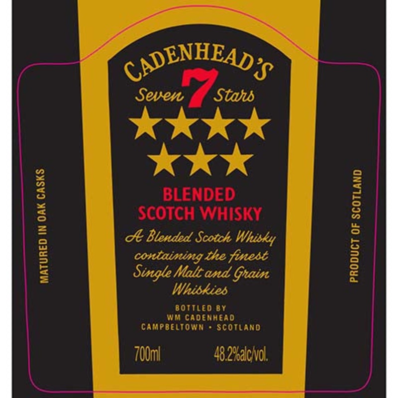 Cadenhead's Seven Stars 30 yr Cask Strength Blended Scotch Whisky 700ML BTL