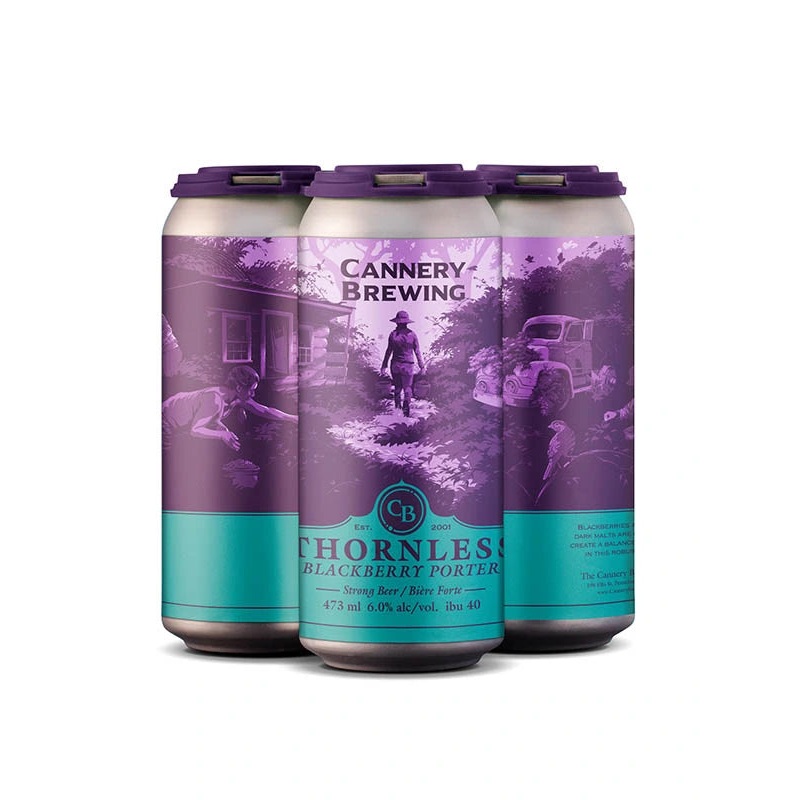 CANNERY THORNLESS BLACKBERRY PORTER 473ML 4PK CAN @ St. Albert [1038935] 1892 ml