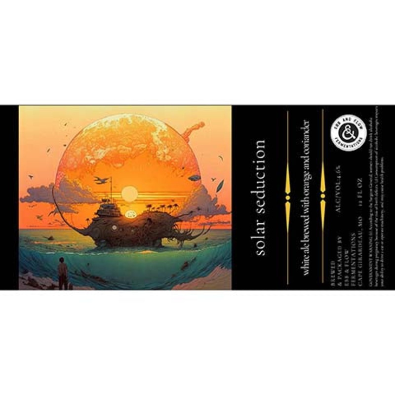 Ebb & Flow Solar Seduction White Ale 12OZ SINGLE CAN