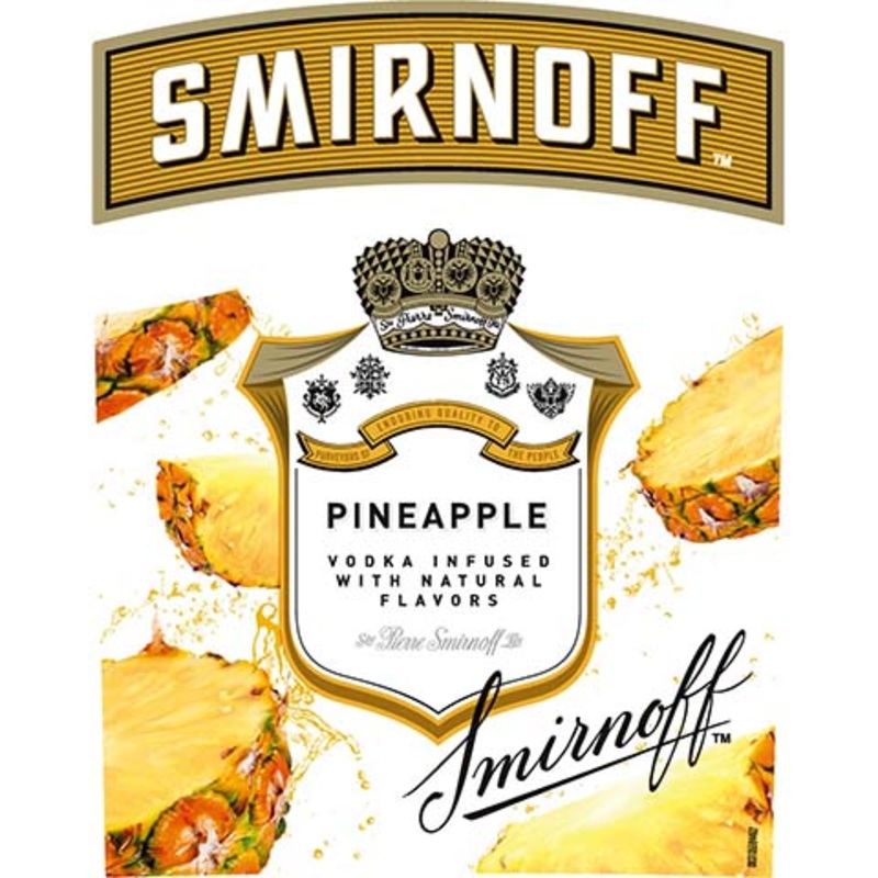 Smirnoff Pineapple Vodka 750ML BTL