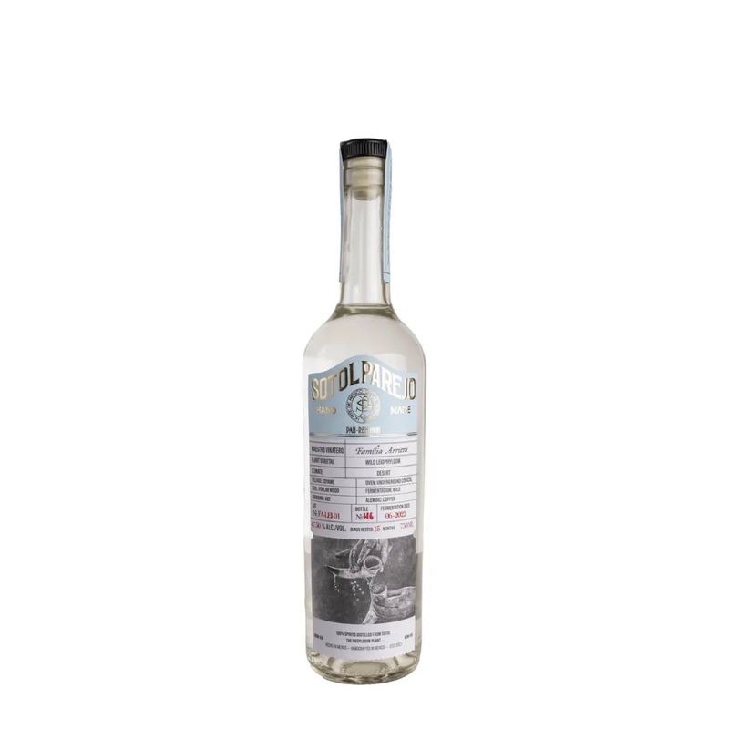 Sotol Parejo Familia Arrieta Wild Leiophyllum Sotol 47.50% Alc 750mL
