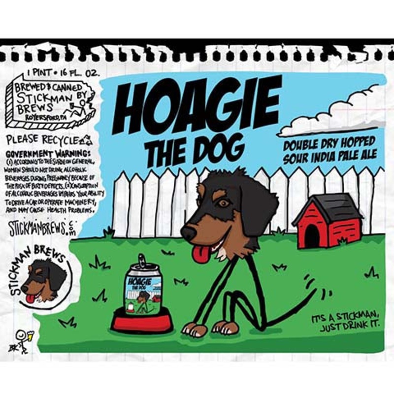 Stickman Hoagi The Dog DDH Sour IPA 16OZ SINGLE CAN
