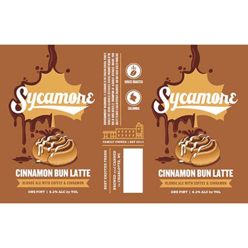 Sycamore Cinnamon Bun Latte Blonde Ale 16OZ SINGLE CAN