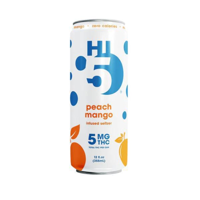 THC Hi5 5MG 4pk Peach Mango