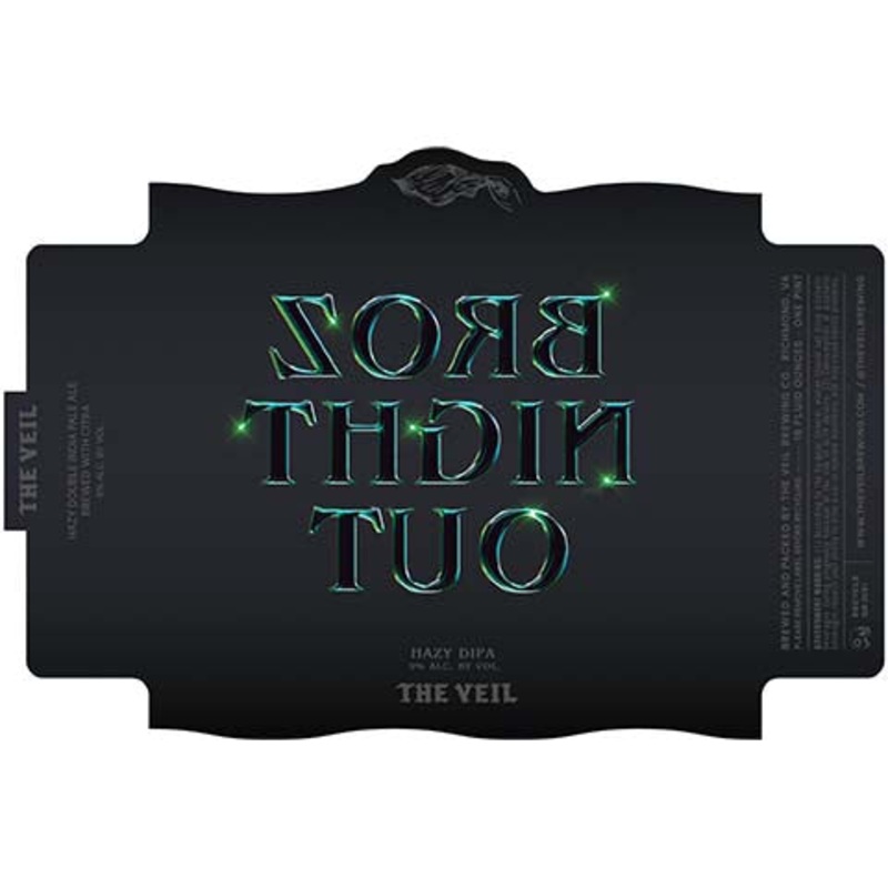 The Veil Broz Night Out Hazy DIPA 16OZ SINGLE CAN