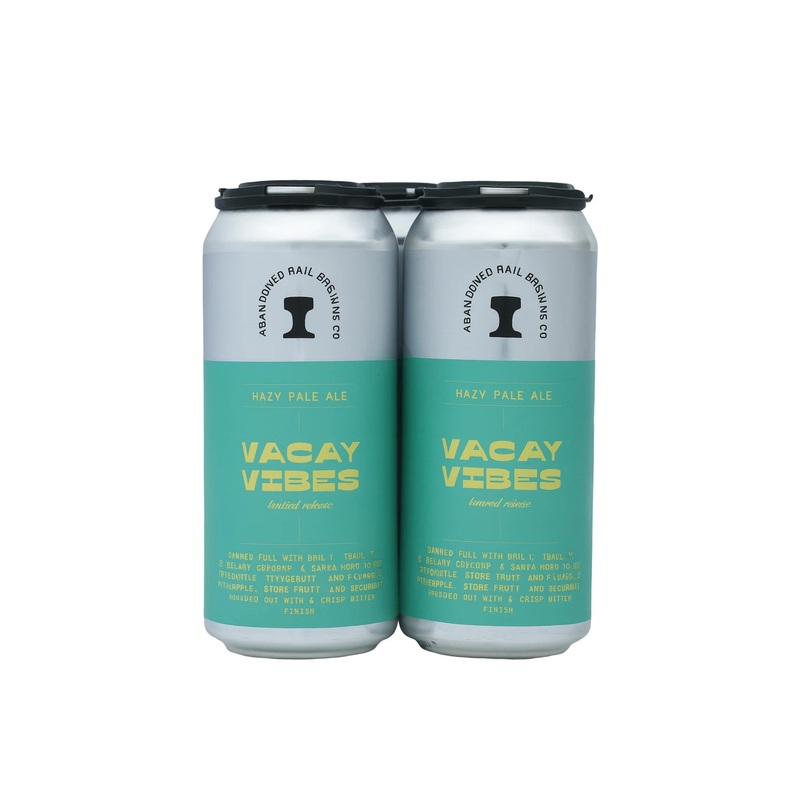 ABANDONED RAIL VACAY VIBES HAZY PALE 473ML 4PK CAN @ Kelowna [1059169] 1892 ml