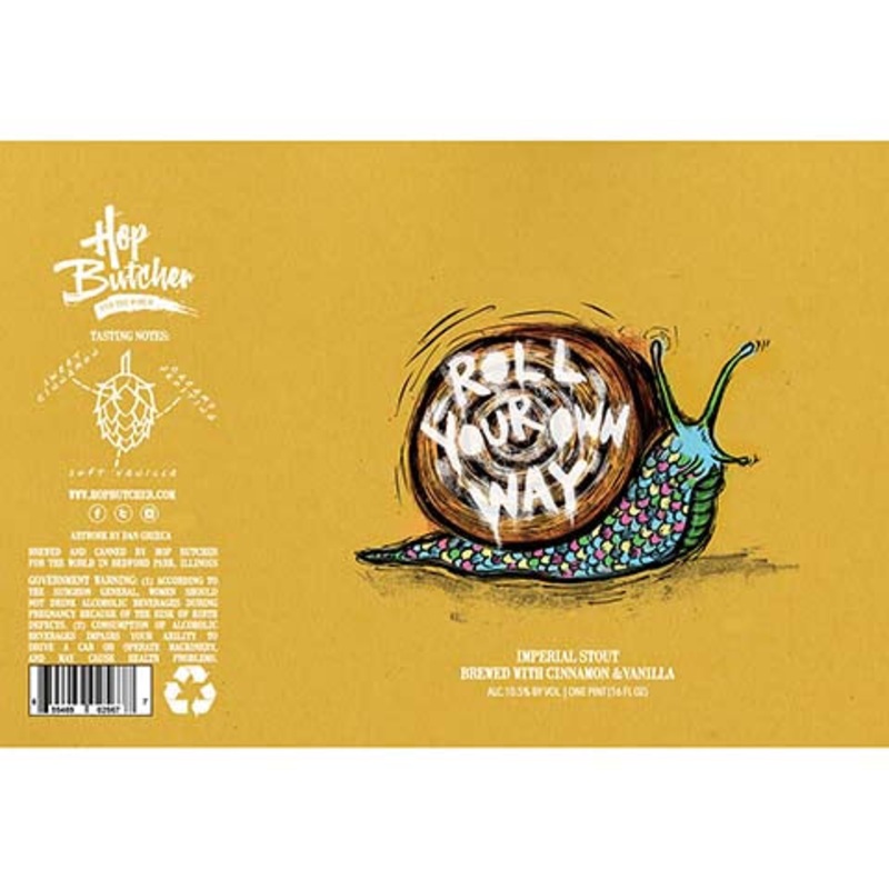 Hop Butcher Roll Your Own Way Imperial Stout 16OZ SINGLE CAN