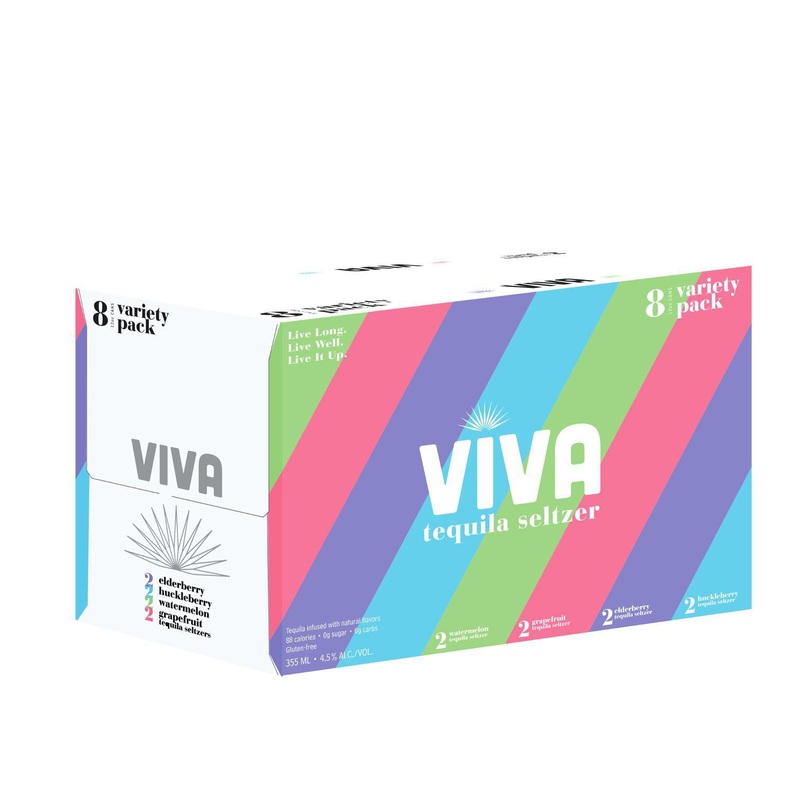 Seltzer Viva Tequila 8pk Variety Pack 200274