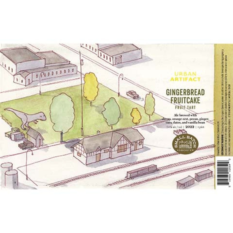 Urban Artifact Gingerbread Fruitcake Fruit Tart Ale 16OZ SINGLE CAN