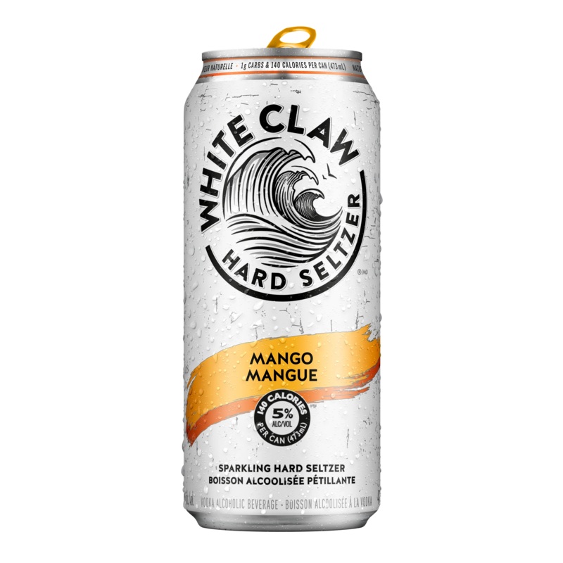 WHITE CLAW HARD SELTZER MANGO 473ML CAN @ MacTaggart Ridge [1022908] 473 ml
