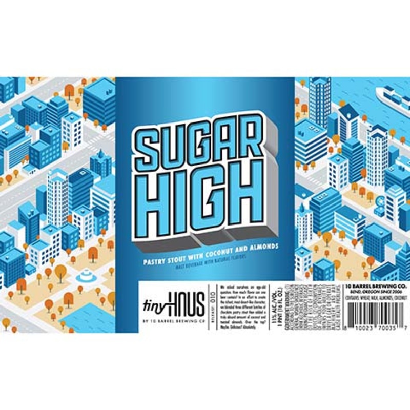 10 Barrel Sugar High Pastry Stout 16OZ SINGLE CAN