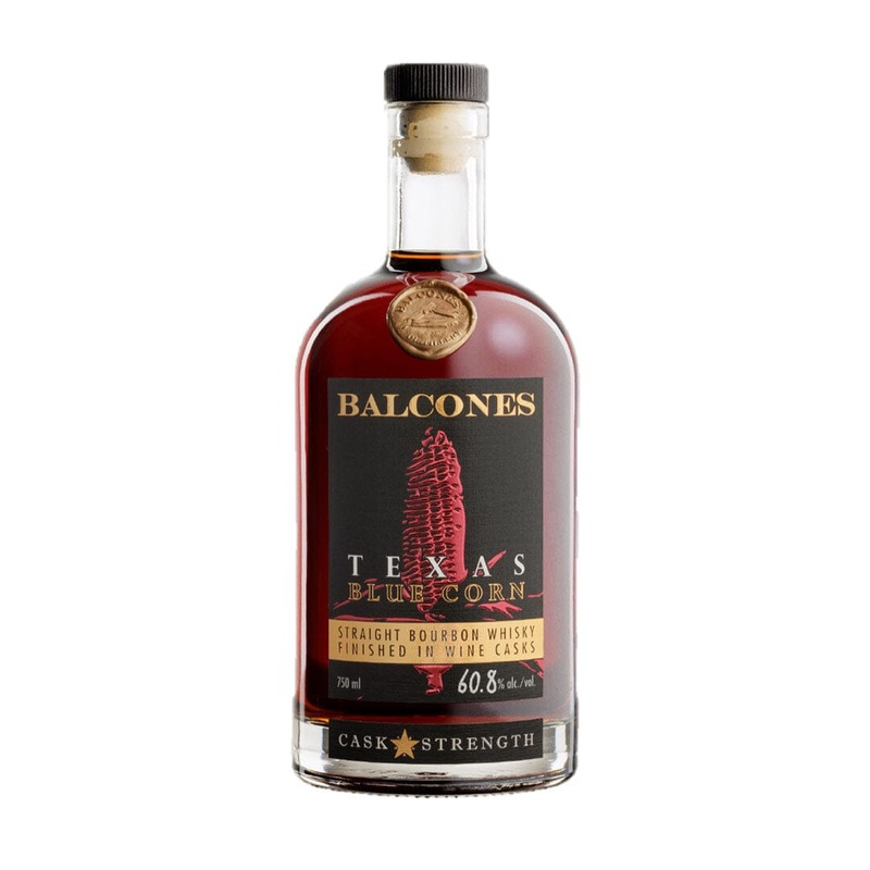 Balcones Texas Blue Corn Cask Strength Bourbon Finished in Wine Casks