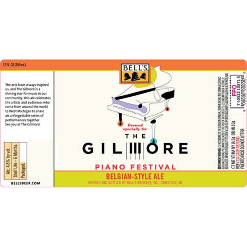 Bell's The Gilmore Piano Festival Belgian Ale 12OZ SINGLE CAN