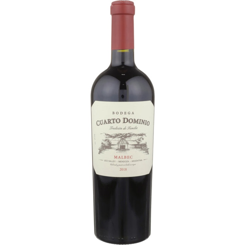 BODEGA CUARTO DOMINIO MALBEC MENDOZA 2018 WOOD BOX 750ML 750ML
