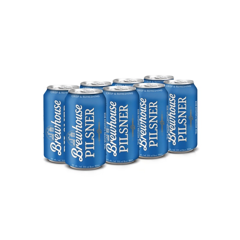BREWHOUSE PILSNER 355ML 8PK CAN @ Airdrie [1004731] 2840 ml