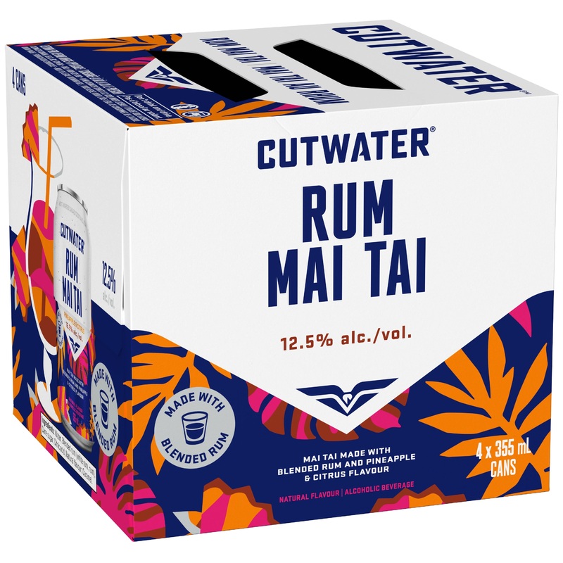 CUTWATER RUM MAI TAI 355ML 4PK CAN @ Signal Hill [1055771] 1420 ml