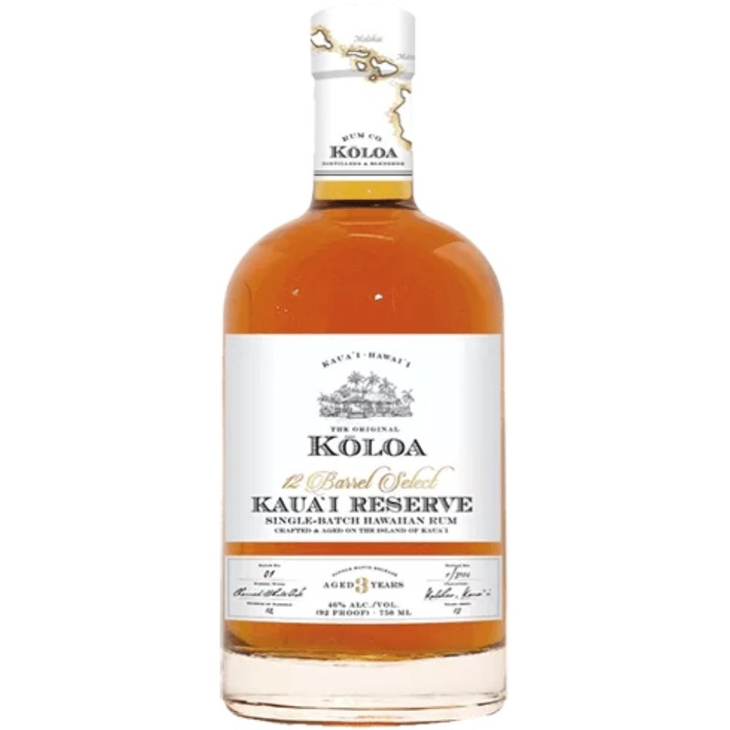 Kloa 12 Barrel Select Kauai Reserve Aged Hawaiian Rum