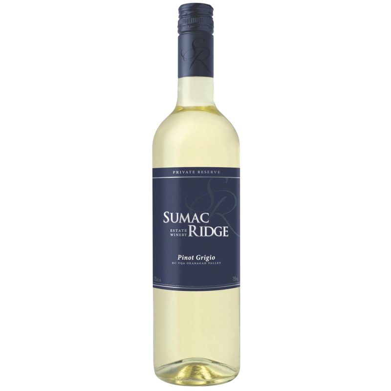 SUMAC RIDGE PINOT GRIGIO VQA 750ML @ Lethbridge [1016090] 750 ml