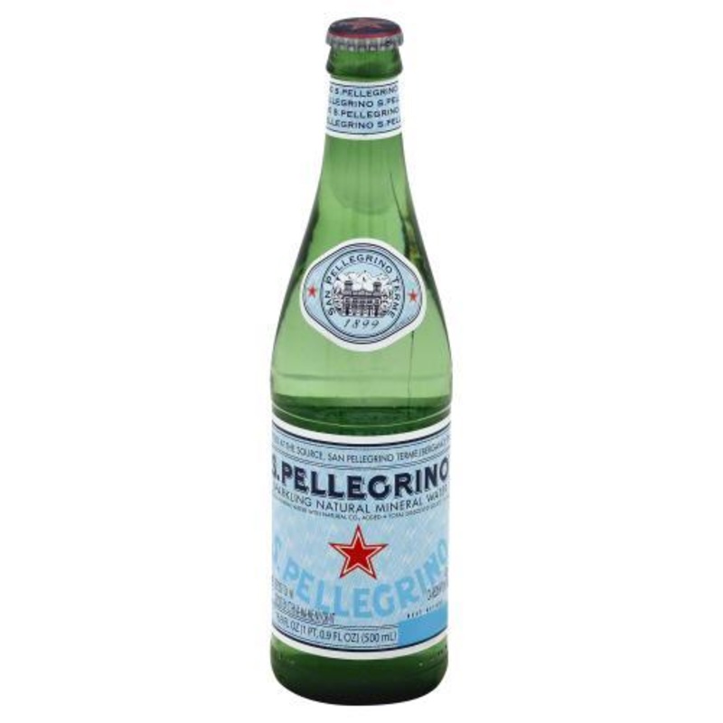 Drinks San Pellegrino glass bottle 16.9